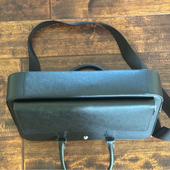 MONTBLANC SARTORIAL BRIEFCASE DOCUMENT BAG SHOULDER STRAP DUST BAG. NWOT - Picture 14 of 14